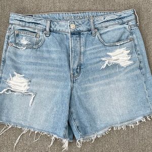 American Eagle Tom Girl Midi Jean Short